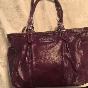 Purple Coach Purse